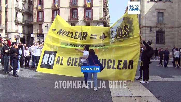 Video: Demonstration gegen Atomausstieg