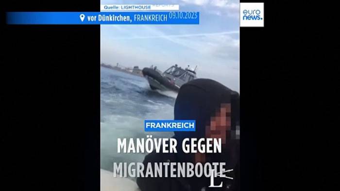 News video: Manöver gegen Migrantenboote: Frankreich unternimmt im Ärmelkanal riskante Aktionen