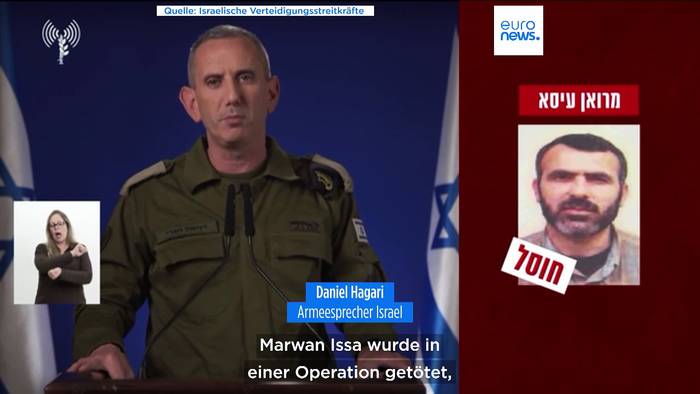Video: Israels Armee: Ranghoher Hamas-Funktionär im Gazastreifen getötet