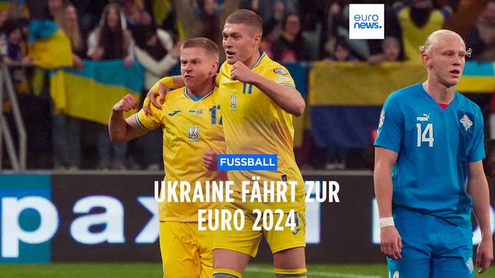 News video: Ukraine fährt zur Euro 2024: Teilnahme am EM-Turnier ist Balsam für das Land