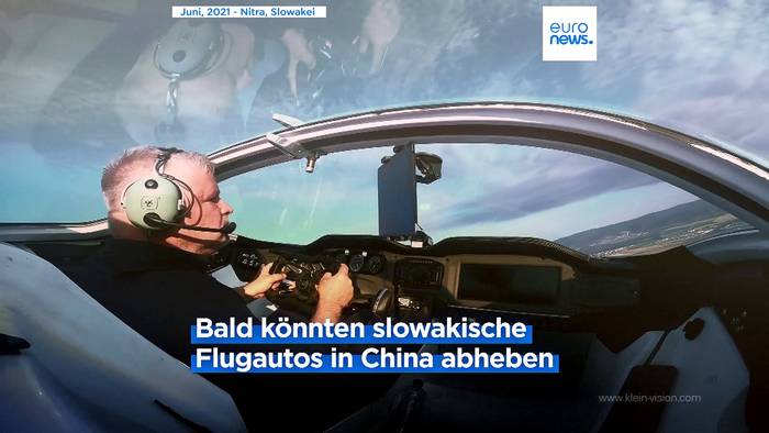 News video: Futuristische Verkehrsmittel: Chinesen kaufen slowakisches Flugauto