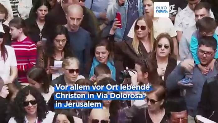 Video: Ostern 2024: Kaum Touristen in der Via Dolorosa in Jerusalem