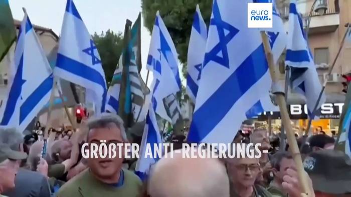 Video: Der Protest gegen Netanjahu und seine Regierung wird lauter