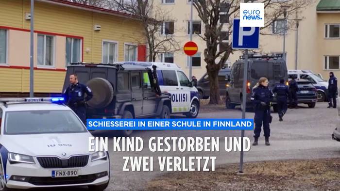 News video: Schießerei an einer Schule in Finnland: Ein 12-jähriges Kind ist tot