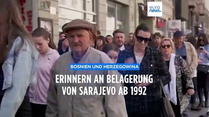 Video: Im April vor 32 Jahren: Sarajevo erinnert an 11.451 Tote - darunter 1.601 Kinder