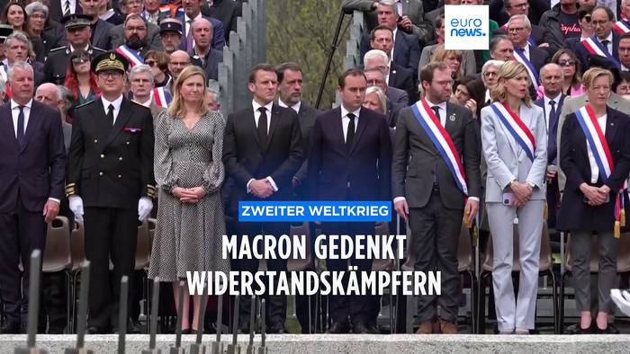 Video: 80. Jahrestag: Emmanuel Macron würdigt Widerstandskämpfer in Glières