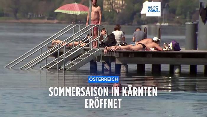 News video: Schon im April: Sommersaison im Strandbad am Wörthersee ist eröffnet
