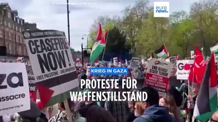 News video: Pro-Palästina-Proteste: Viele in Europa fordern Waffenstillstand für Gaza