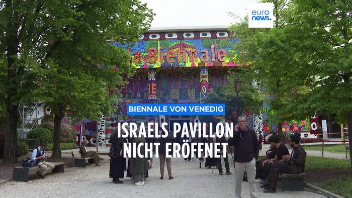 Video: 60. Biennale in Venedig: Israels Pavillon wegen Gaza nicht geöffnet