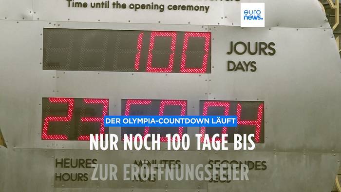 News video: Der Olympia-Countdown läuft: Nur noch 100 Tage bis zur Eröffnungsfeier