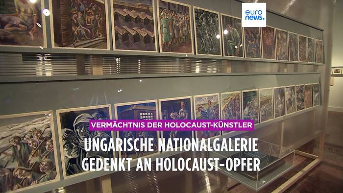 Video: Vermächtnis der Holocaust-Künstler: Ungarn stellt Werke aus
