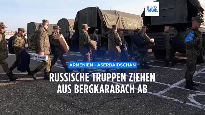 News video: Bergkarabach: Russische Truppen ziehen ab