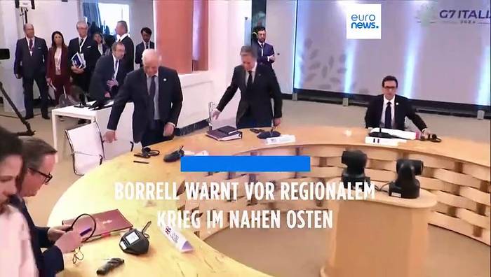 Video: G7: Borrell warnt vor regionalem Krieg im Nahen Osten