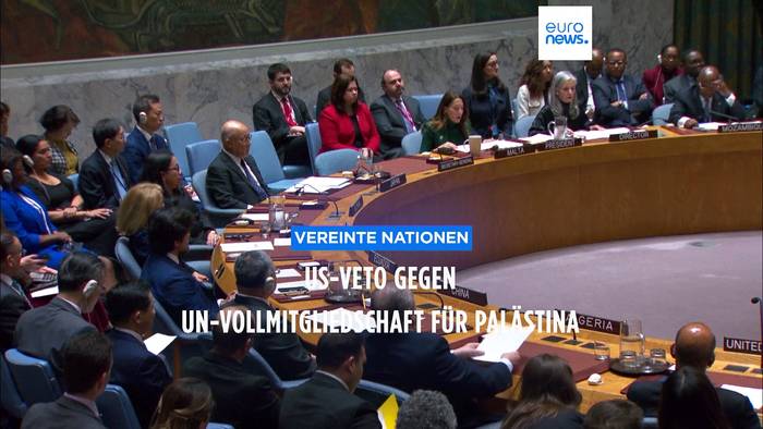 News video: Weltsicherheitsrat: USA blockieren UN-Vollmitgliedschaft für Palästina