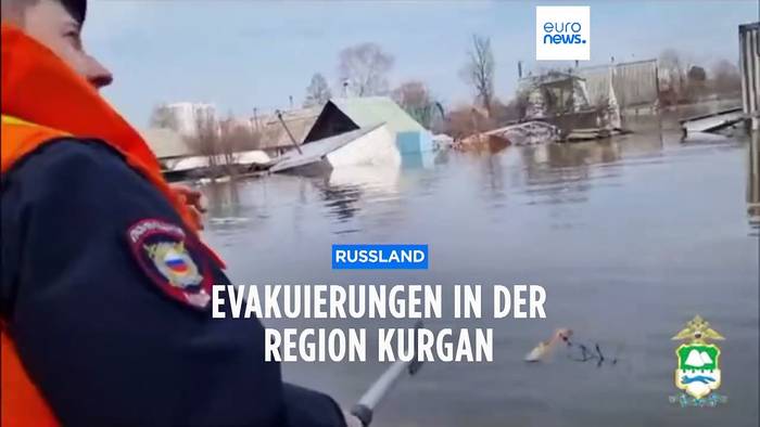 Video: Tausende vor Hochwasser in Südsibirien in Sicherheit gebracht