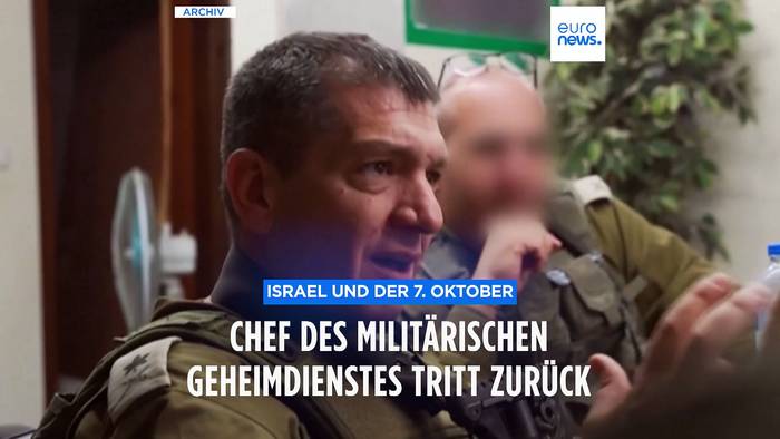 Video: 7. Oktober nicht verhindert: In Israel tritt der Chef des Militärgeheimdienstes zurück