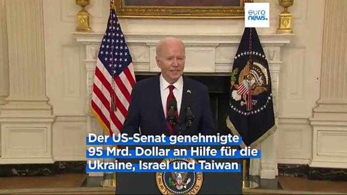 News video: Biden unterschreibt neue Milliardenhilfen für die Ukraine