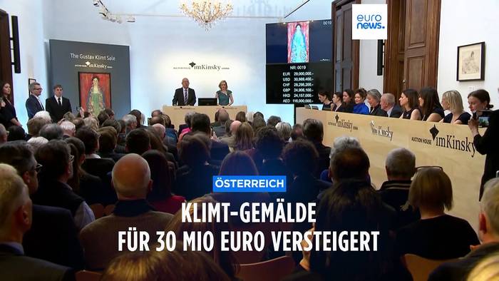 Video: Nach Rekord-Auktion: Teuerster Klimt an 4 Tagen in Wien kostenlos zu sehen