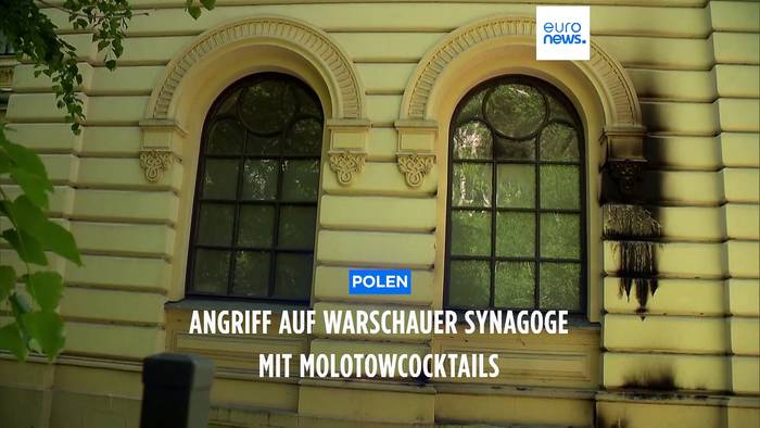 Video: Nach Attacke auf Warschauer Synagoge: Jugendlicher festgenommen