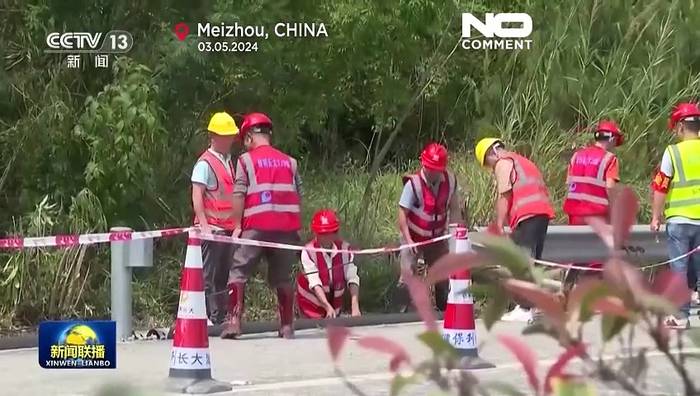 News video: Mindestens 48 Tote: In China ist ein Autobahn-Abschnitt abgestürzt
