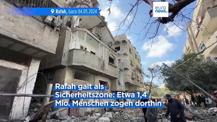 Video: Nach Tötung 3 israelischer Soldaten: Israel beginnt mit Evakuierung von Rafah