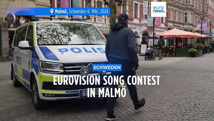 News video: ESC in Malmö: Über 1000 Polizisten vor Finale der Eurovision im Einsatz