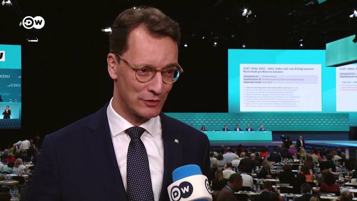 News video: Möglicher Kanzleranwärter Wüst im DW-Interview über das neue CDU-Programm