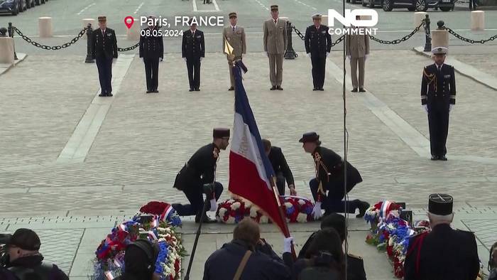 News video: Macron gedenkt Ende des Zweiten Weltkrieges mit feierlicher Zeremonie