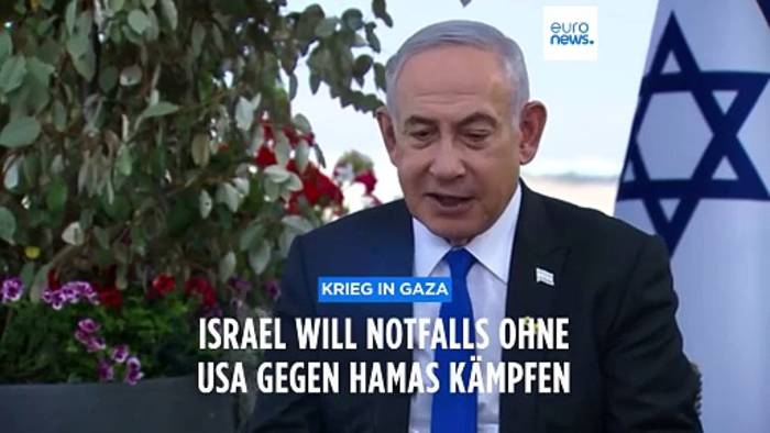 News video: Israel will notfalls ohne US-Hilfe gegen Hamas kämpfen
