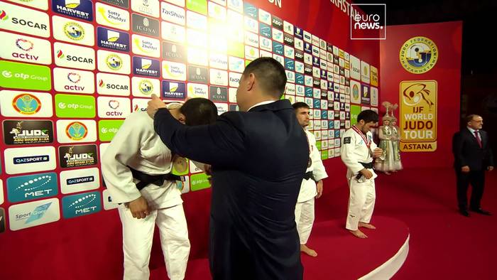 Video: Spektakulärer Auftakt in Astana: Judo Grand Slam in Kasachstan