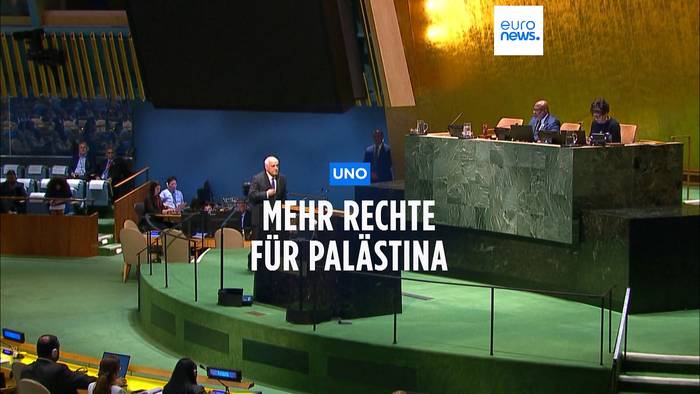 Video: Generalversammlung stimmt für Palästina als 194. UN-Mitglied