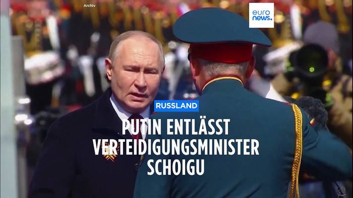 News video: Putin feuert Freund Schoigu als Verteidigungsminister - wohl wegen Russlands Krieg in der Ukraine