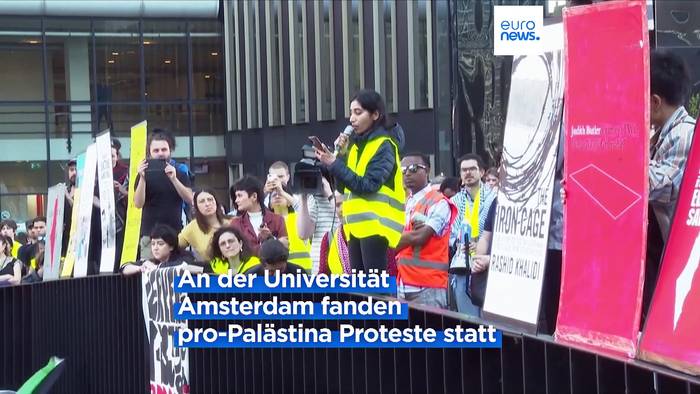 Video: Pro-Palästina-Proteste an Unis in Europa nehmen zu