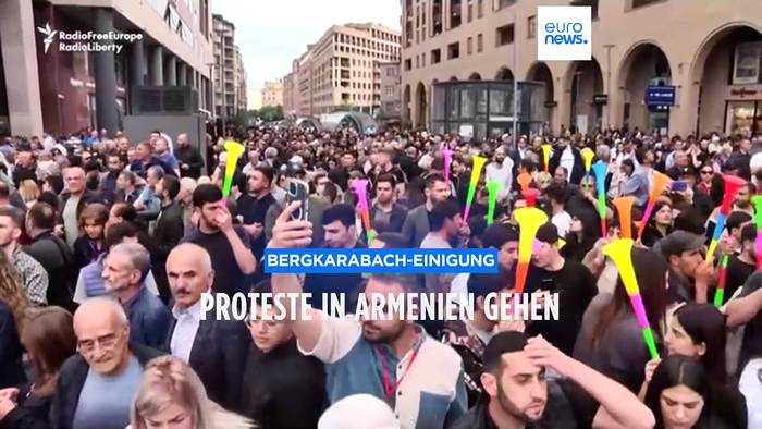 Video: Bergkarabach-Einigung: Armenier fordern Paschinjans Rücktritt