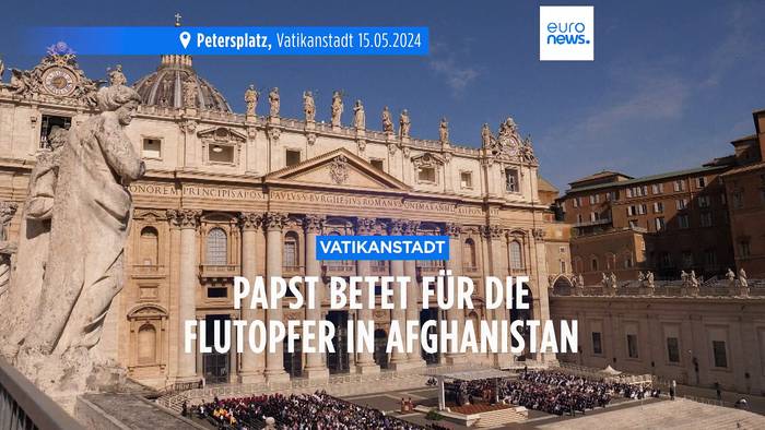 Video: Der Papst betet für die Flutopfer in Afghanistan und für Frieden in der Ukraine