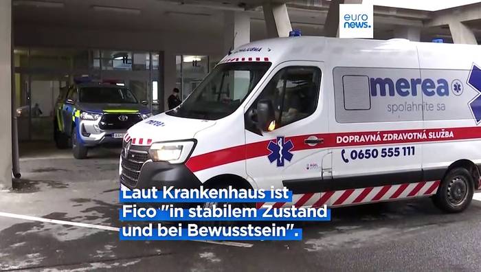 News video: Nach Schüssen auf Robert Fico: Was sagen seine Ärztin und das Ermittlungsteam in der Slowakei?