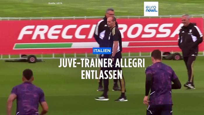 Video: Juventus feuert Trainer Allegri nach Zoff mit Schiedsrichter