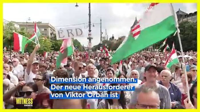 Video: Orbáns Herausforderer Péter Magyar hat gute Chancen bei der Europawahl