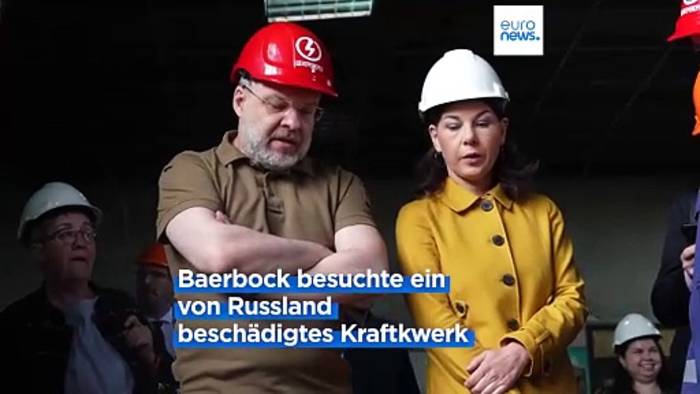 News video: Baerbock fordert weitere Militärhilfen für die Ukraine