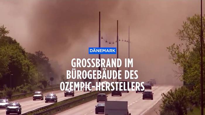 Video: Dänemark: Großbrand im Bürogebäude des Ozempic-Herstellers