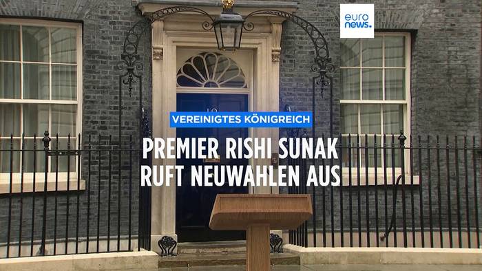 News video: Großbritannien: Rishi Sunak kündigt Neuwahlen für den 4. Juli an