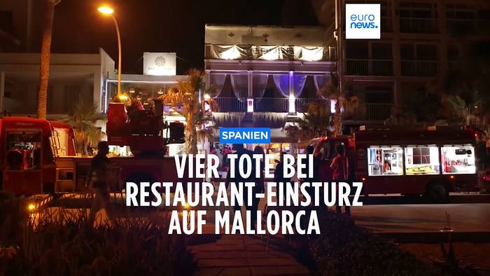 News video: Vier Tote bei Restaurant-Einsturz auf Mallorca