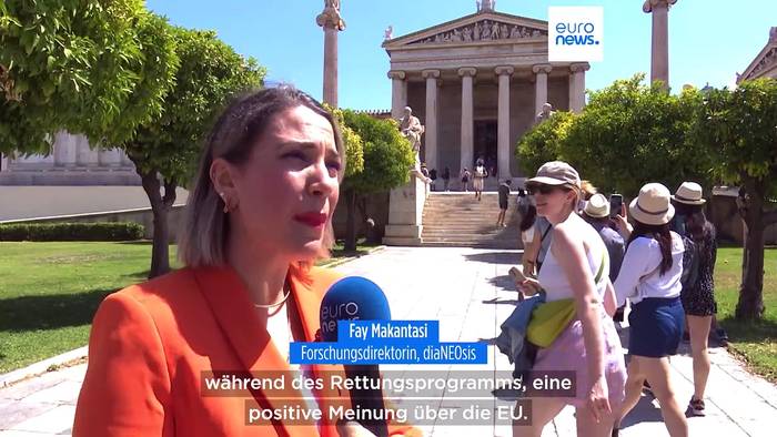 Video: Vor der Europawahl: Griechen wollen mehr Europa