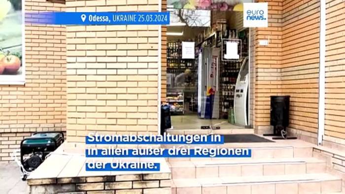 Video: Ukraine verhängt Notstromabschaltungen, da Russland das Stromnetz angreift