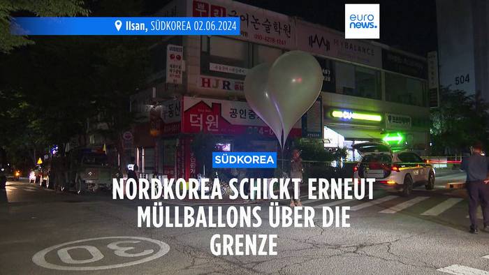 News video: Nordkorea schickt erneut Müllballons über die Grenze