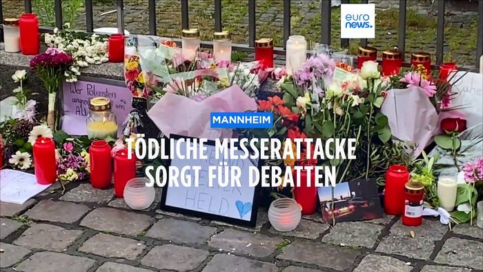 Video: Generalbundesanwalt ermittelt nach tödlicher Messerattacke in Mannheim