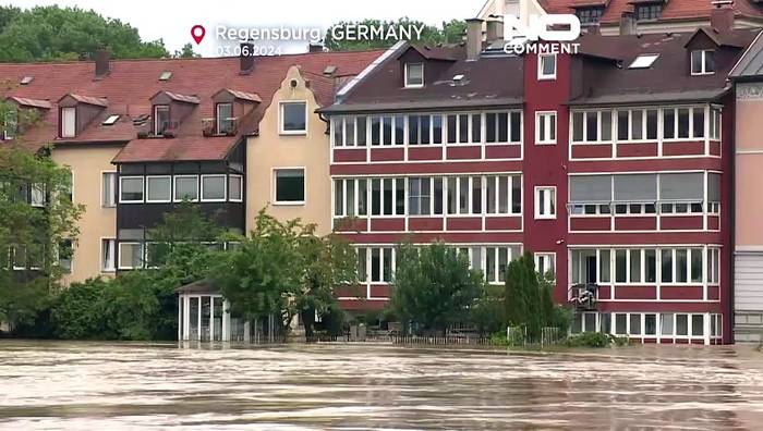 News video: Regensburg ruft wegen Hochwasser Katastrophenalarm aus