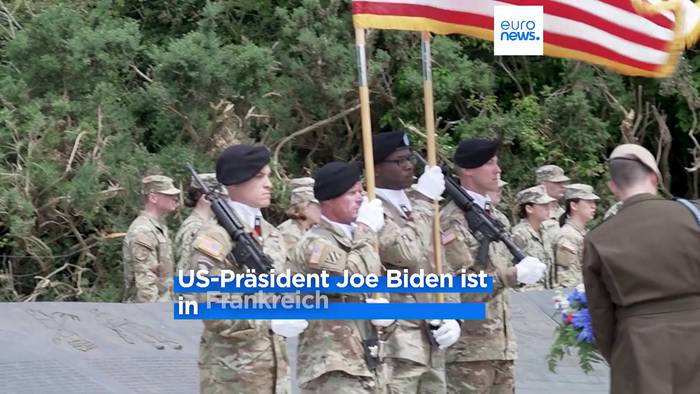 Video: 80 Jahre D-Day: USA stehen weiter an Europas Seite