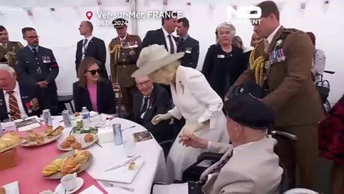 Video: König Charles III.  dankt Gefallenen des D-Day