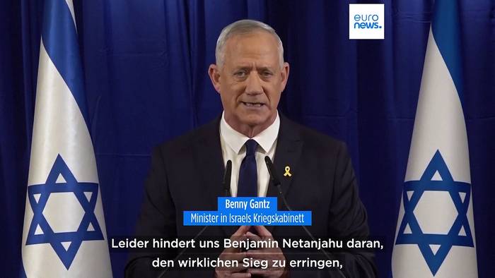 News video: Gantz tritt aus Kriegskabinett in Israel zurück